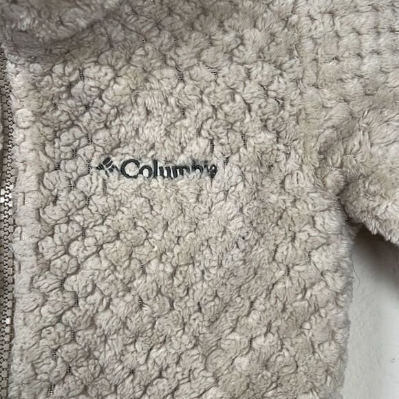 Columbia Kids Cream Fleece Jacket - Picture 4 of 6